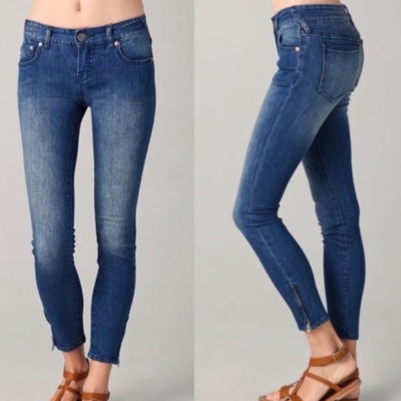 Free People Ankle Zipper Jeans NWOT size 29 - Picture 3 of 3